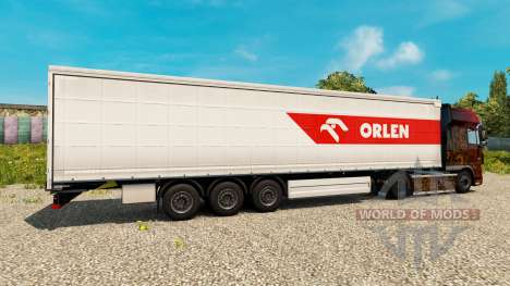 La piel PKN ORLEN para remolques para Euro Truck Simulator 2