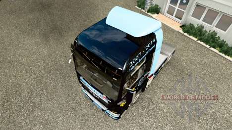 La piel de DJ Charty en el tractor HOMBRE para Euro Truck Simulator 2