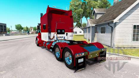 Скин Este Transporte LLC на Peterbilt 389 para American Truck Simulator