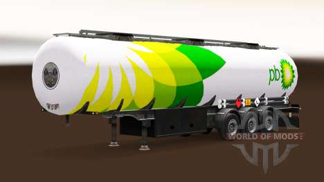 La piel BP combustible semi-remolque para Euro Truck Simulator 2