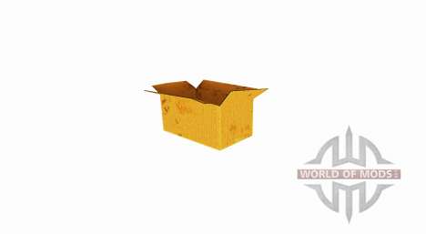Caja de cartón corrugado con una parte superior  para Farming Simulator 2017