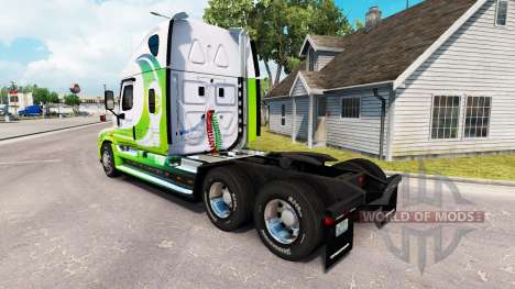 La piel HÍBRIDO tractor Freightliner Cascadia para American Truck Simulator