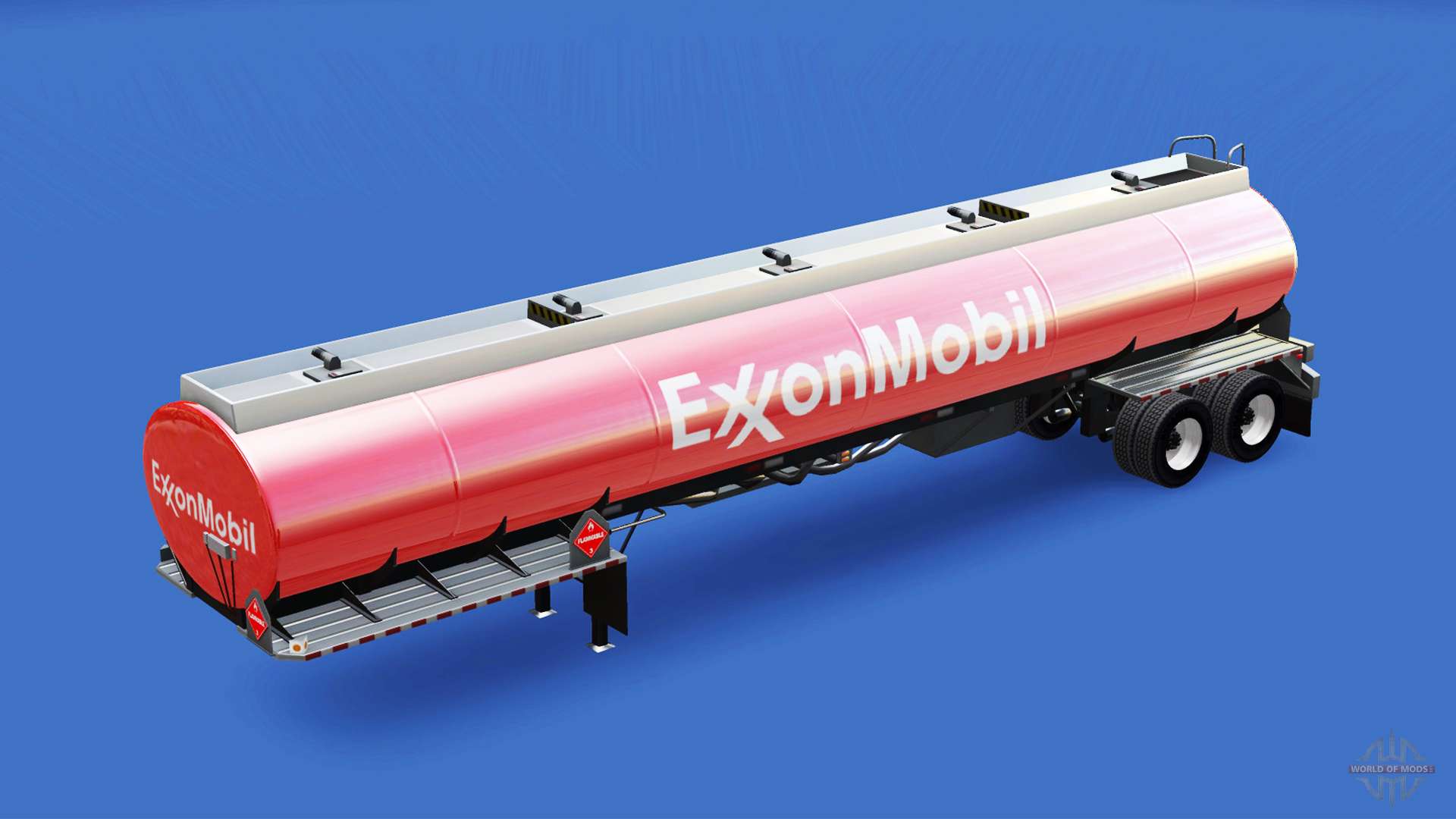 La piel de ExxonMobil en el tanque de combustible para ...
