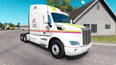 Skin Correos de Mexico for truck Peterbilt para American Truck Simulator