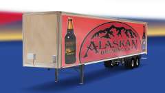 La piel de Alaska Brewing Company en el remolque para American Truck Simulator