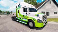 La piel Híbrido tractor Freightliner Cascadia para American Truck Simulator