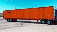Semitrailer contenedor Schneider para American Truck Simulator