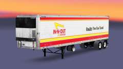 La piel DE in-N-OUT para la semi-refrigerados para American Truck Simulator
