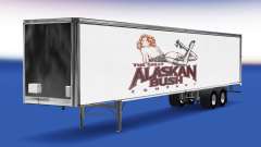 La piel de Alaska Bush de la Empresa en el remolque para American Truck Simulator