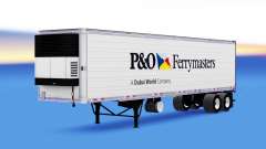 La piel de la P&O Ferrymasters en el remolque para American Truck Simulator
