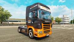 La piel Simuwelt en el tractor Scania para Euro Truck Simulator 2