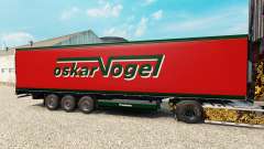 La piel Oskar Vogel en el semirremolque-el refrigerador para Euro Truck Simulator 2