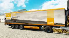 La piel Rajasil para la semi-refrigerados para Euro Truck Simulator 2