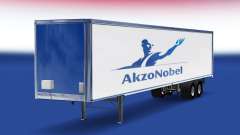La piel de AkzoNobel en el remolque para American Truck Simulator