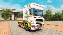 Piel de oro Blanco en el tractor Scania para Euro Truck Simulator 2