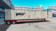 Semirremolque contenedor Vitran para American Truck Simulator