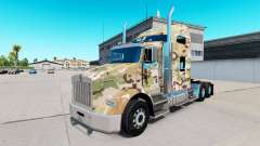 La piel de Camuflaje en el camión Kenworth T800 para American Truck Simulator