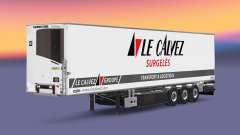 Semi-remolque frigorífico Chereau Le Calvez para Euro Truck Simulator 2