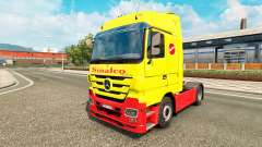 Sinalco de la piel para Mercedes Benz camión para Euro Truck Simulator 2