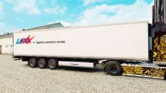 La piel LOXX Logística para la semi-refrigerados para Euro Truck Simulator 2