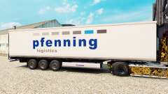 La piel Pfenning para la semi-refrigerados para Euro Truck Simulator 2