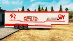 El semirremolque-el refrigerador TruckSim para Euro Truck Simulator 2