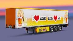La piel de la Cerveza para remolques para Euro Truck Simulator 2