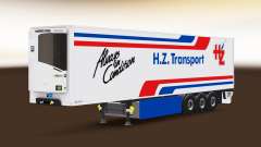 Semitrailer reefer EN and H. Z. Transporte para Euro Truck Simulator 2