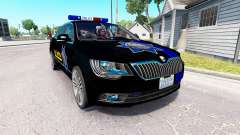 LSPD de la piel para el Skoda Superb para American Truck Simulator