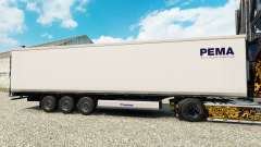 La piel PEMA para la semi-refrigerados para Euro Truck Simulator 2