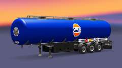 La piel del Golfo de combustible semi-remolque para Euro Truck Simulator 2