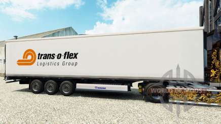 La piel de Trans-o-flex semirremolque refrigerado para Euro Truck Simulator 2