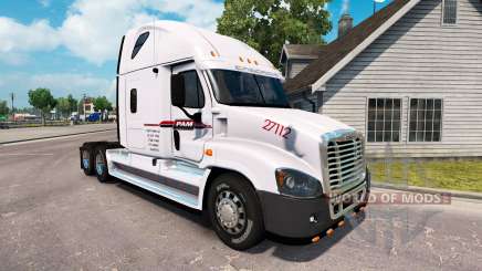 Скин P. A. M. Transporte на Freightliner Cascadia para American Truck Simulator