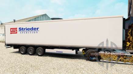 La piel Strieder en el semirremolque-el refrigerador para Euro Truck Simulator 2