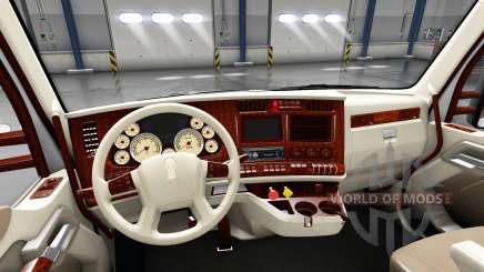 El interior es Retro Marcado para Kenworth T680 para American Truck Simulator