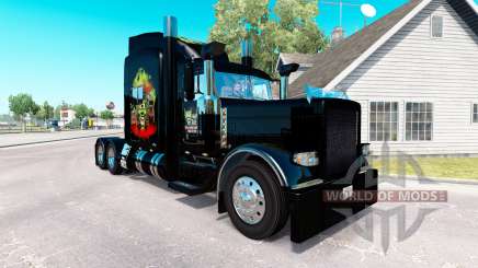 La piel de la Máxima Overdrive en el camión Peterbilt 389 para American Truck Simulator