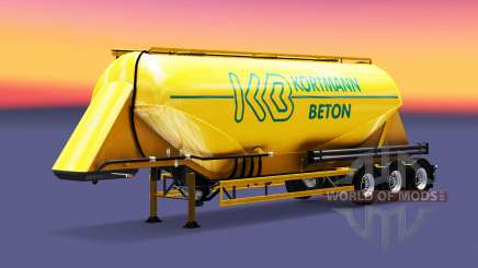 La piel Kortmann Beton es un semi-tanque para Euro Truck Simulator 2