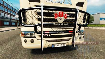 El parachoques V8 v2.0 camión Scania para Euro Truck Simulator 2