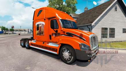 La piel de SCHNEIDER camión Freightliner Cascadia para American Truck Simulator
