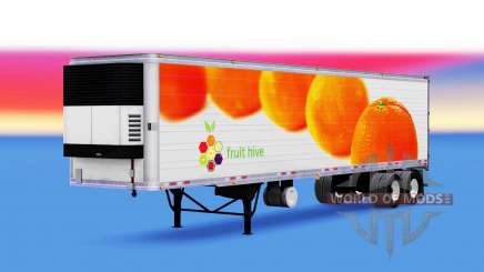 La piel de las Naranjas en el remolque para American Truck Simulator