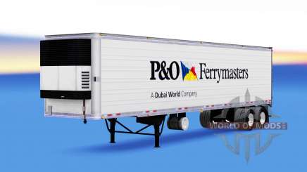 La piel de la P&O Ferrymasters en el remolque para American Truck Simulator