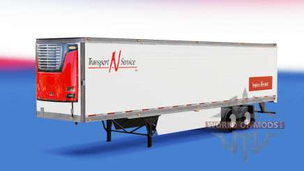 La piel de Transporte N v2 de Servicio.0 en el semi-remolque para American Truck Simulator