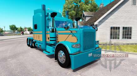 Скин Johnson Ganado LLC на Peterbilt 389 para American Truck Simulator