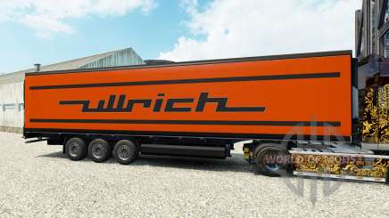 La piel Ullrich en el semirremolque-el refrigerador para Euro Truck Simulator 2