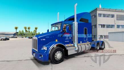 La piel Carlile Trans en los tractores para American Truck Simulator