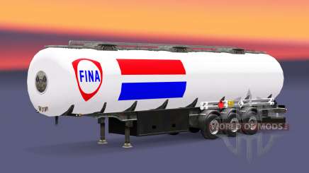La piel Fina de combustible semi-remolque para Euro Truck Simulator 2