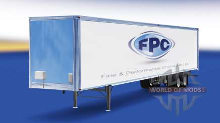 Piel Fina Y productos Químicos de Rendimiento en el remolque para American Truck Simulator