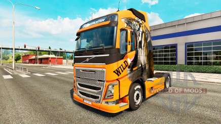 Salvaje de la piel para camiones Volvo para Euro Truck Simulator 2