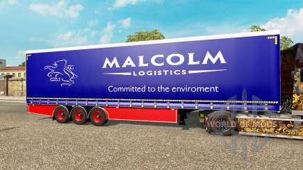 Cortina semirremolque Krone Malcolm para Euro Truck Simulator 2