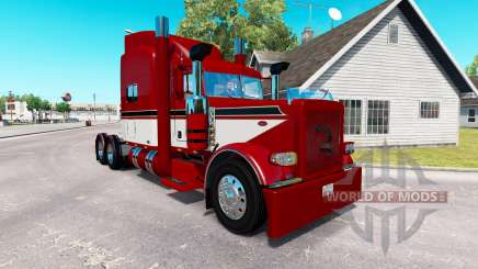 Barón rojo de la piel para el camión Peterbilt 389 para American Truck Simulator